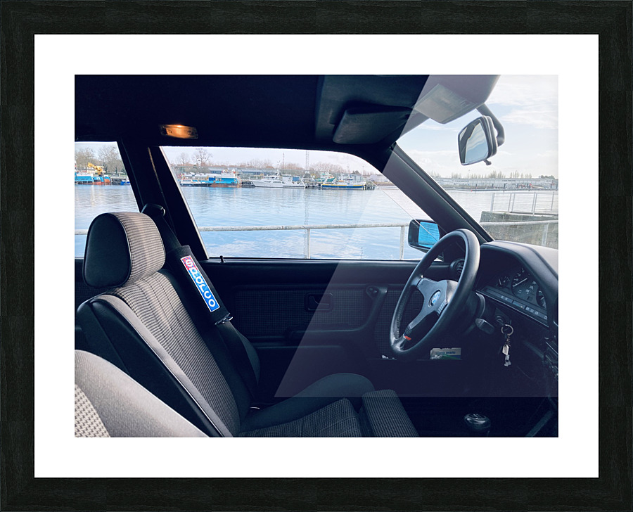 Driving pleasure Picture Frame print