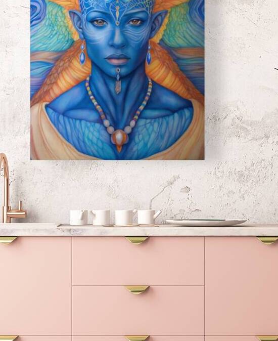 Vibrant Colored Pencil Drawing: by Photofy
