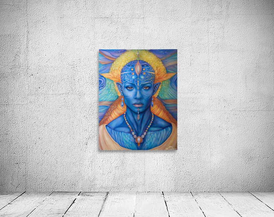 Vibrant Colored Pencil Drawing: Wall Preview
