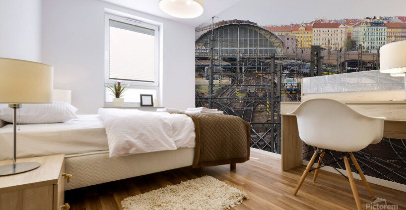 Prague Station Mural print