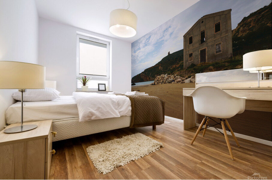 Beach in Sicily Mural print