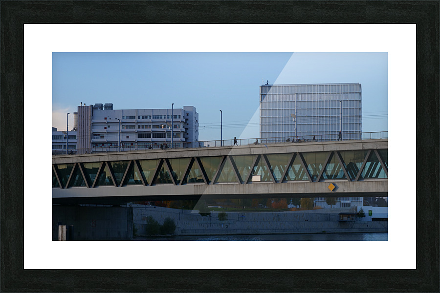 Bridge in Basel Picture Frame print
