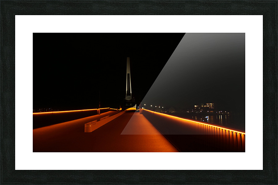 Orange Picture Frame print