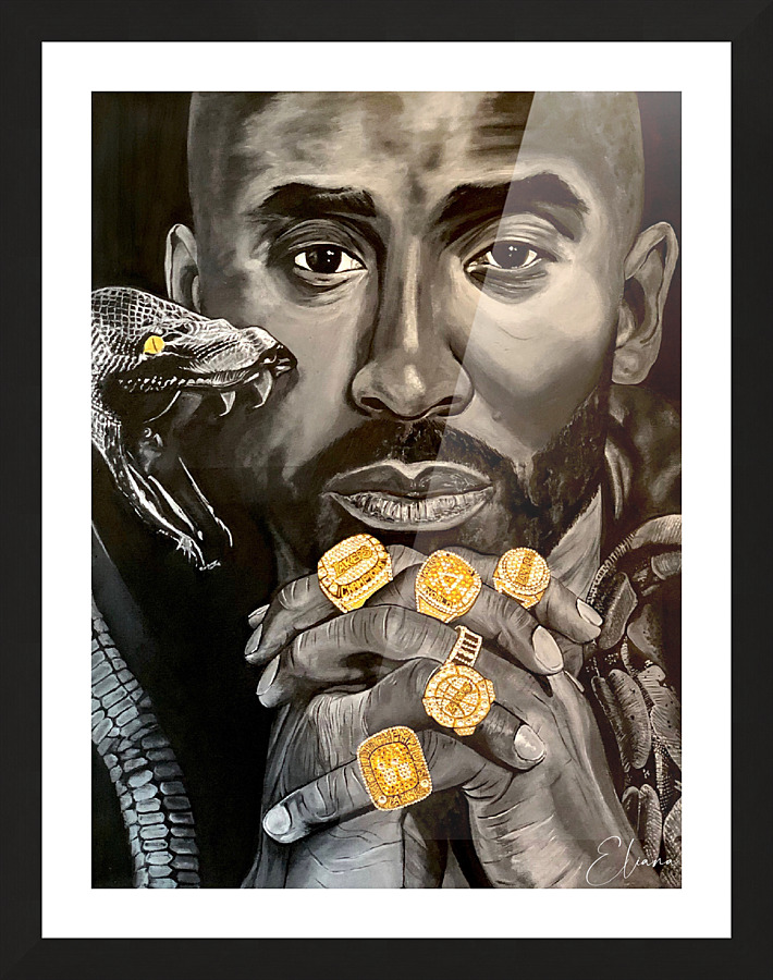 Black Mamba  Picture Frame print