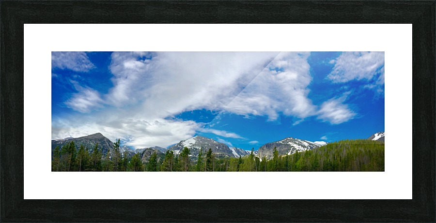 Rocky Mountain Range Picture Frame print