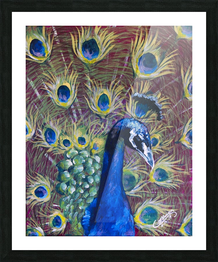 Parading Colors Picture Frame print