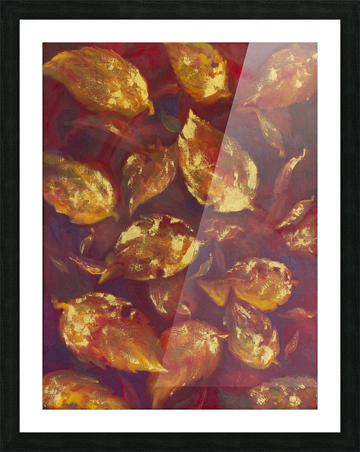 Autumn Leaves Picture Frame print