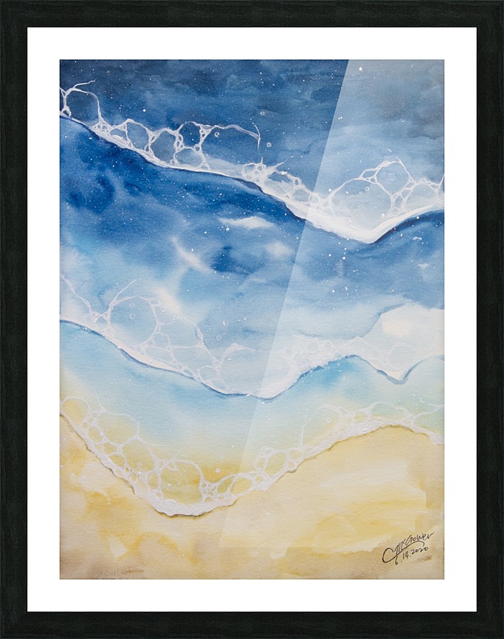 The Shore Picture Frame print
