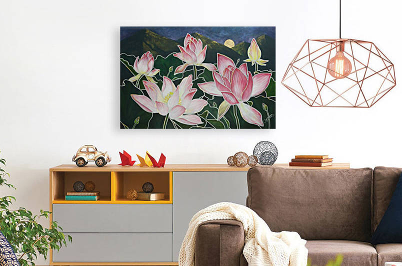 Night Lotus Reproduction