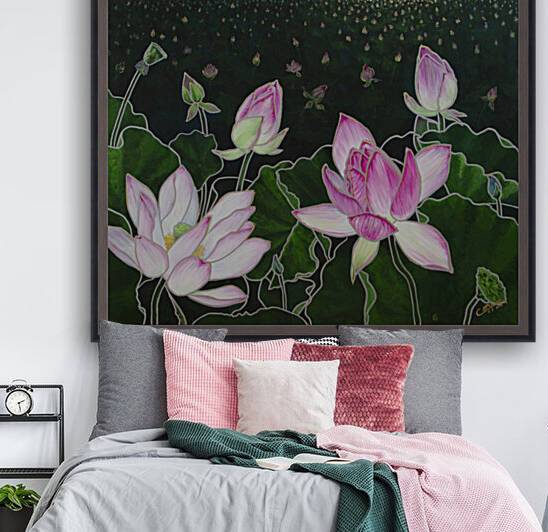 Night Lotus 2 by C  McGowen