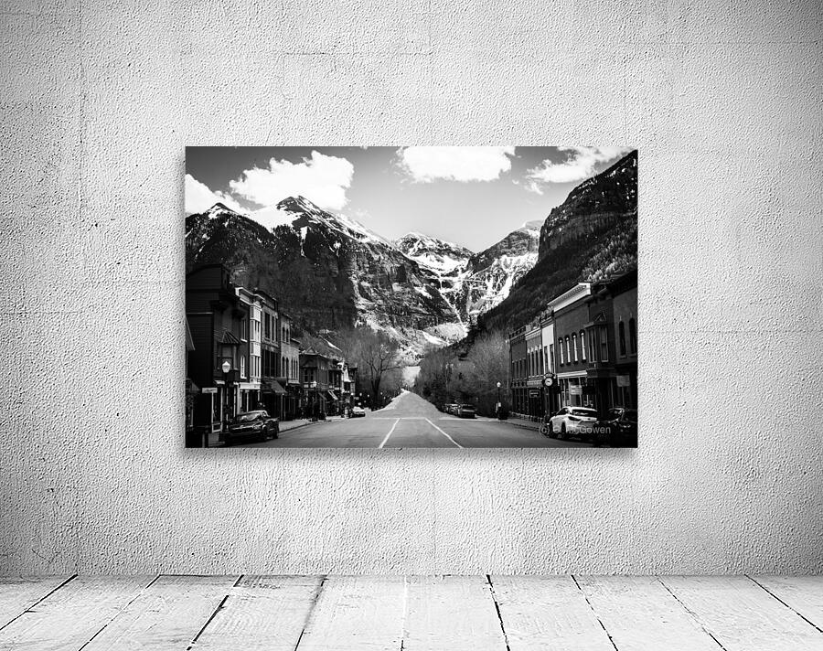Telluride CO Black and White Wall Preview