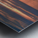 Sunset Reflextion Metal print