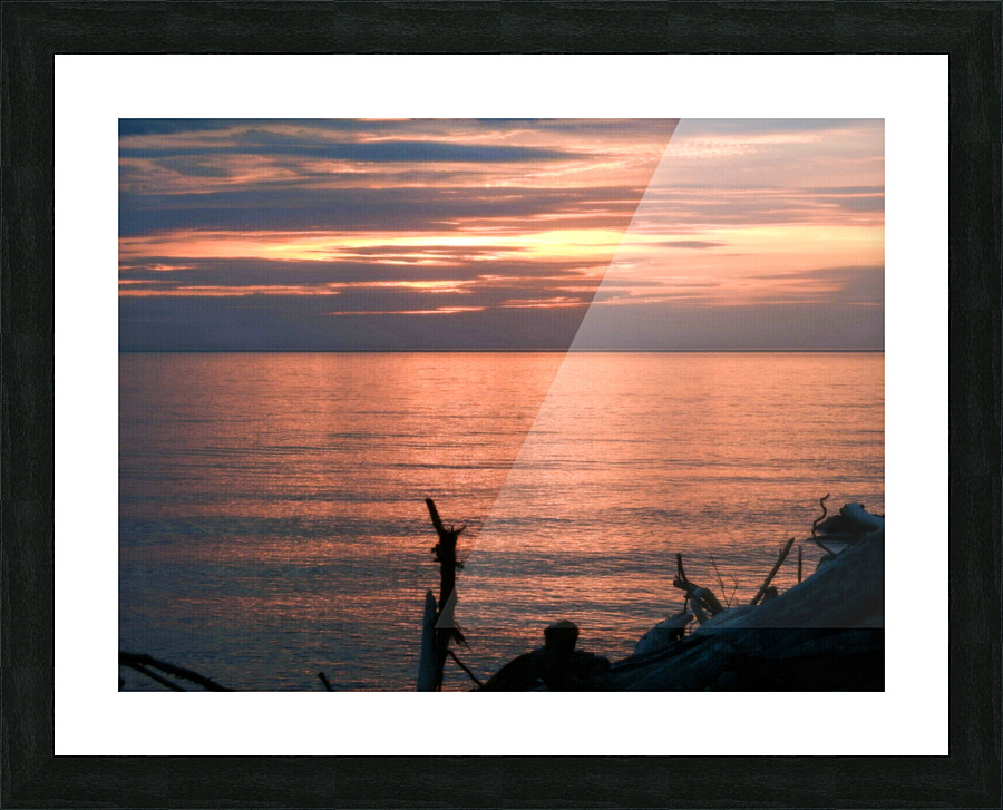 Sunset Reflextion Picture Frame print