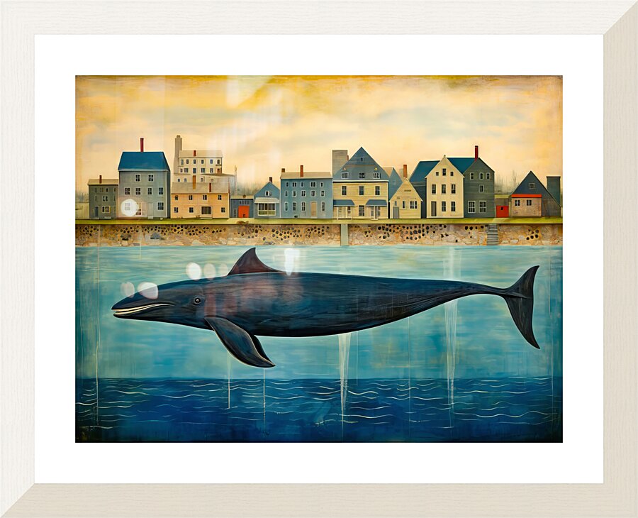 New England Stretch Picture Frame print