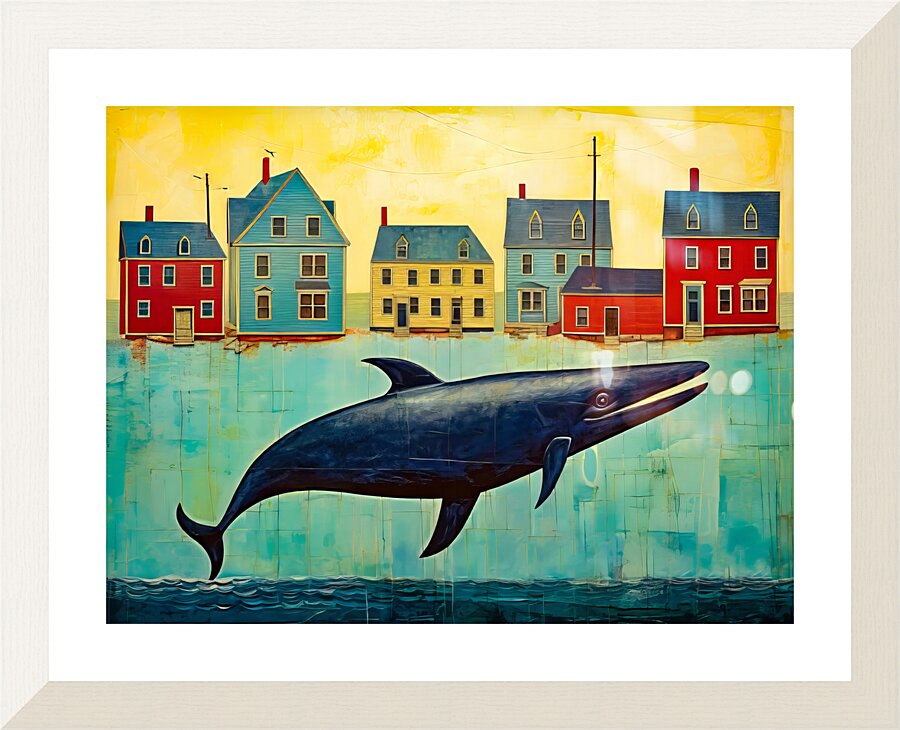 Whale Breach  16 Picture Frame print