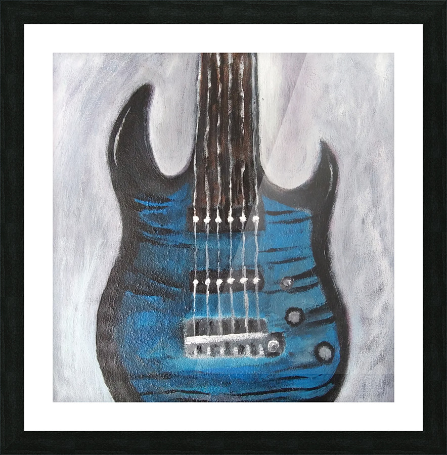 Electric Guitar Picture Frame print