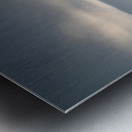 Sunset over US Route 70 Metal print