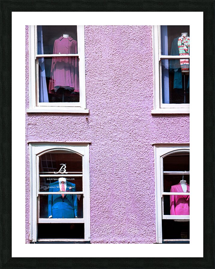 Shop Windows Picture Frame print