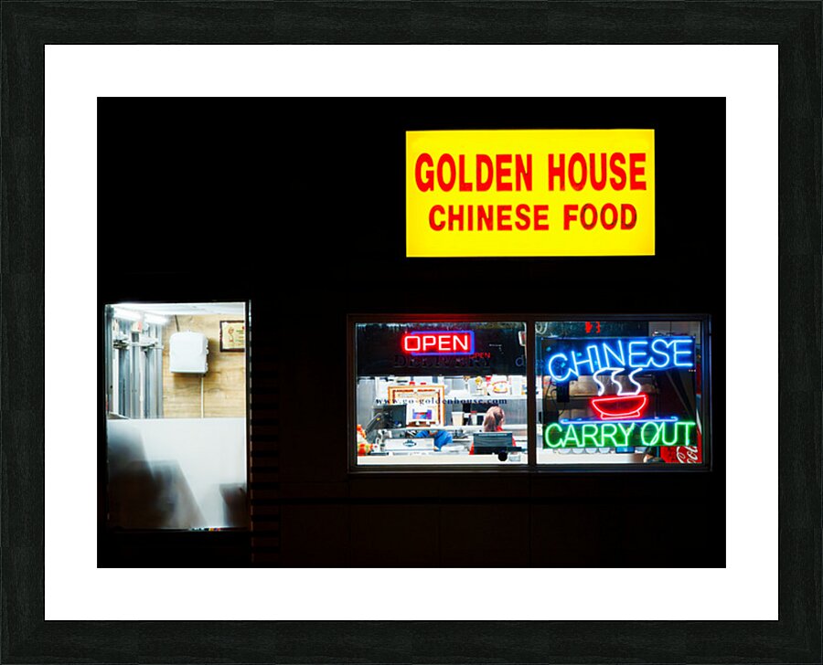 Neon 3 Picture Frame print