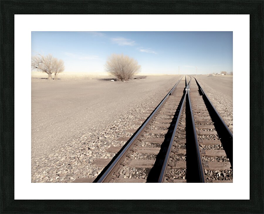 Two Tracks Picture Frame print