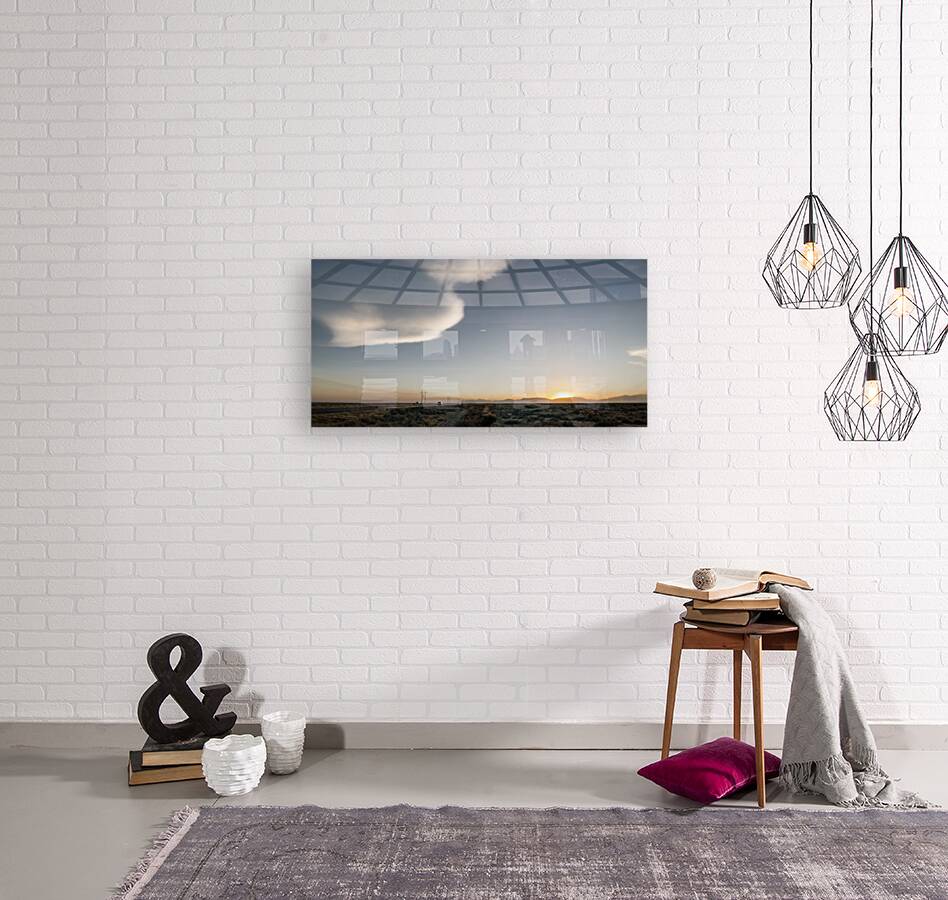 Sunset over US Route 70 Reproduction