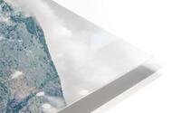 Road & Mountain HD Metal print