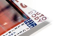 Body Shop HD Metal print