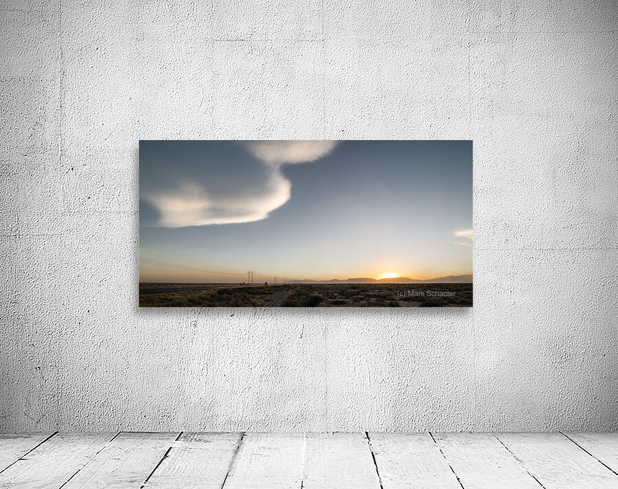 Sunset over US Route 70 Wall Preview