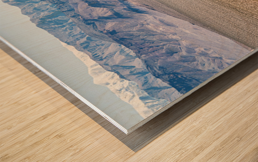 Death Valley Landscape Wood print