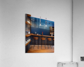 Moody Blue Bar Acrylic Print