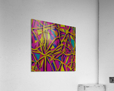 Burgundy Abstract Acrylic Print