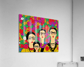 Frida Inspired Drawing Acrylic Print