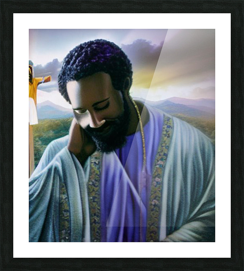 God Picture Frame print