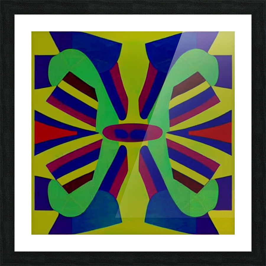 Vivid Abstract Picture Frame print
