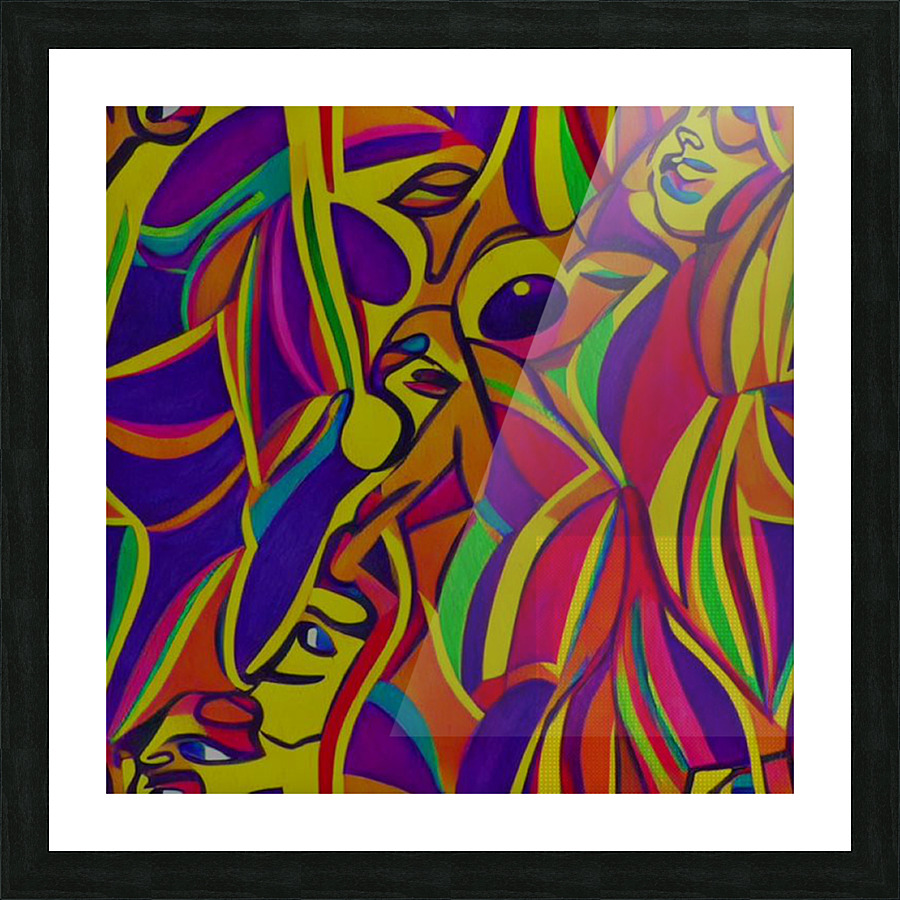 Abstract Panama Picture Frame print