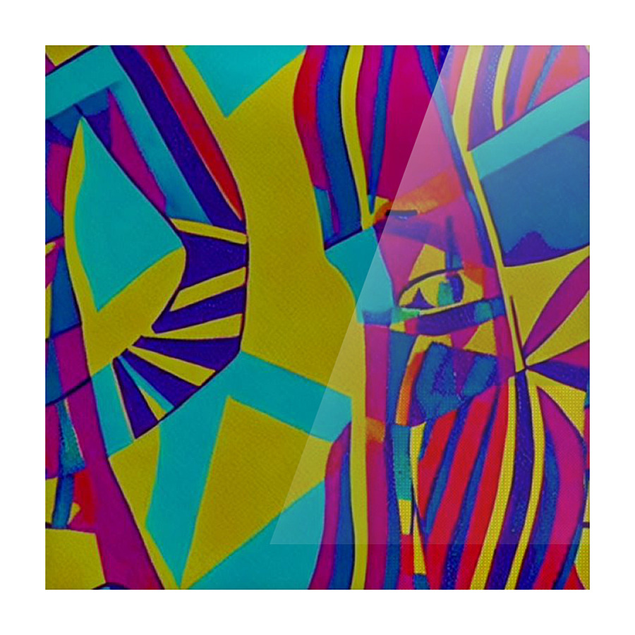 Abstract Eyes Picture Frame print