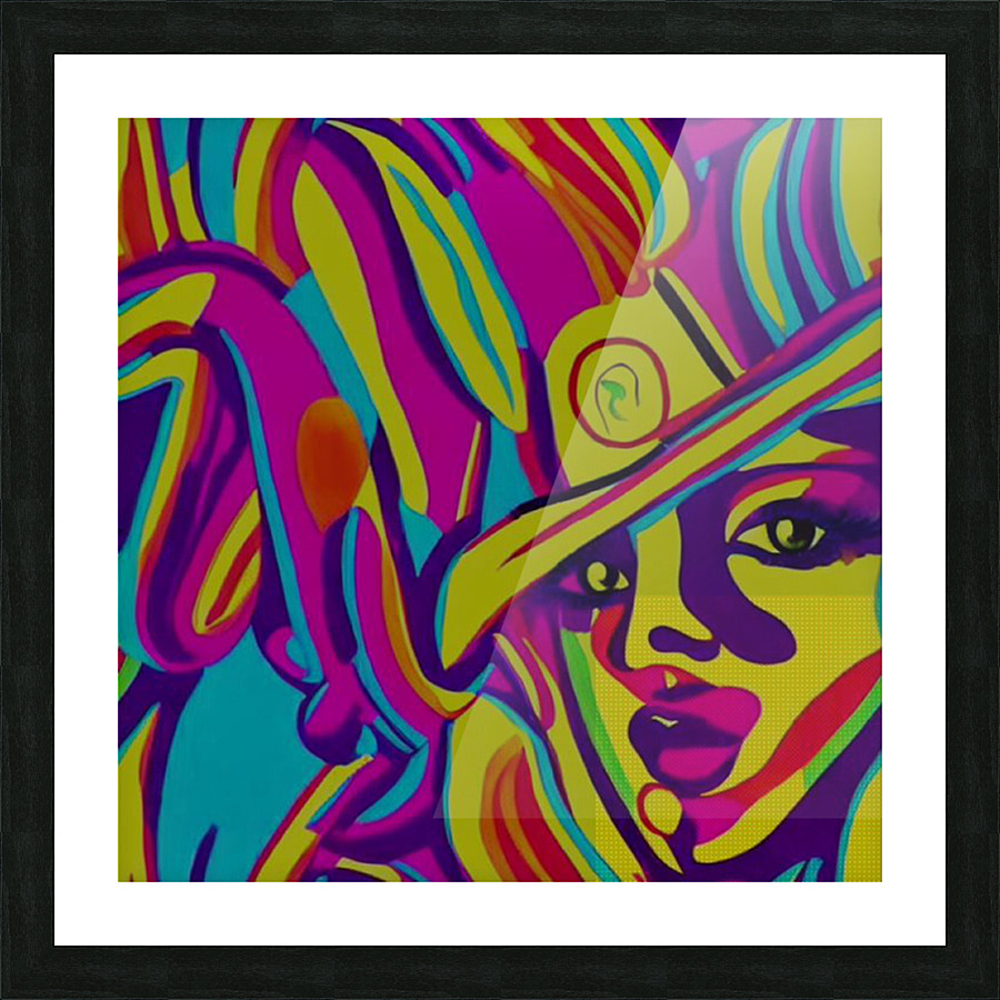 Vibrant Abstract Picture Frame print