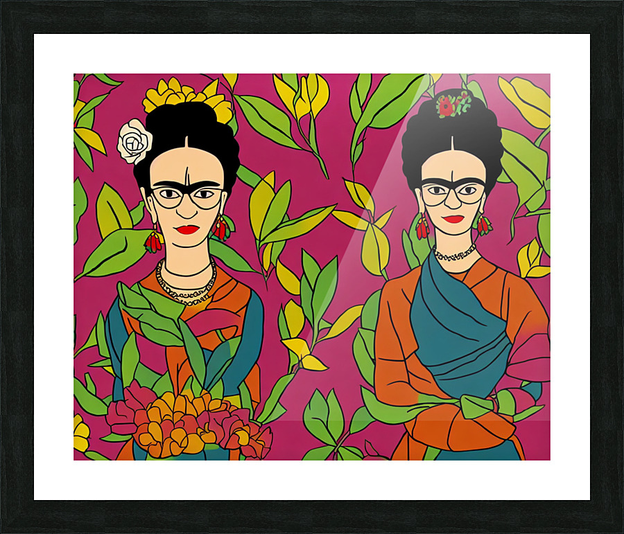 Frida Pop Art Picture Frame print