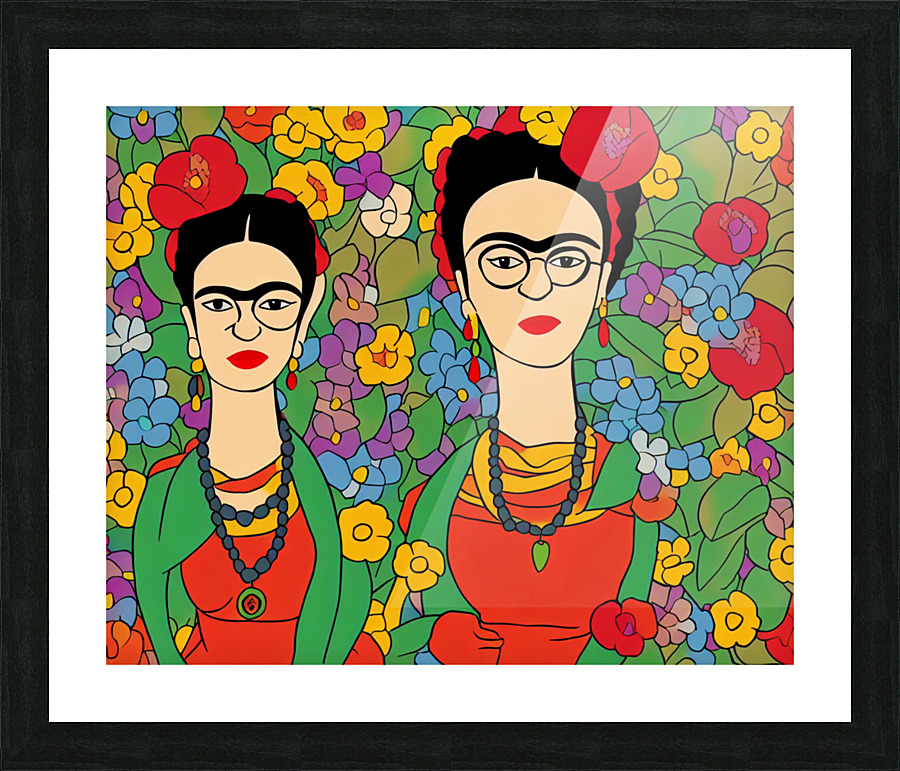 Capturing Frida Picture Frame print