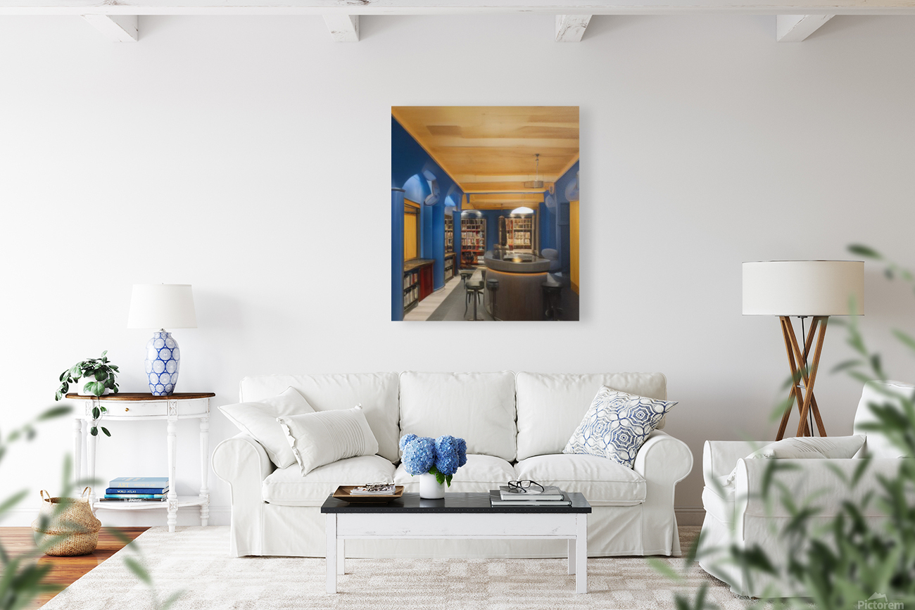 Blue Bar Reproduction
