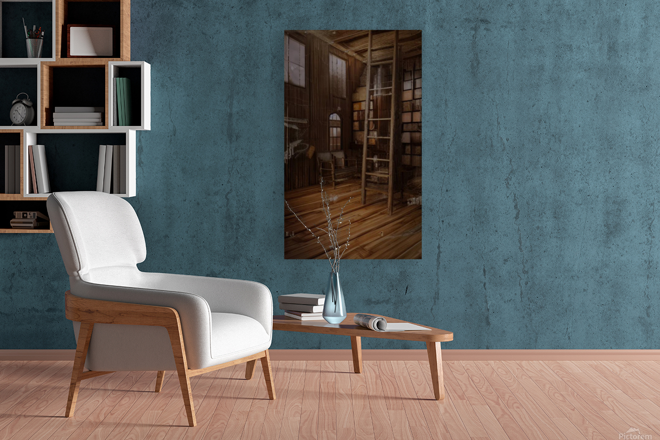 Wooden Library Reproduction
