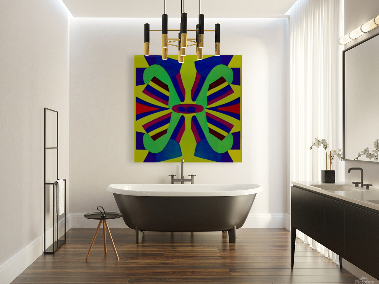 Vivid Abstract Reproduction