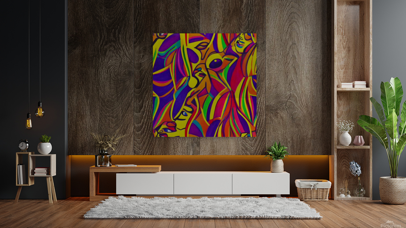 Abstract Panama Reproduction