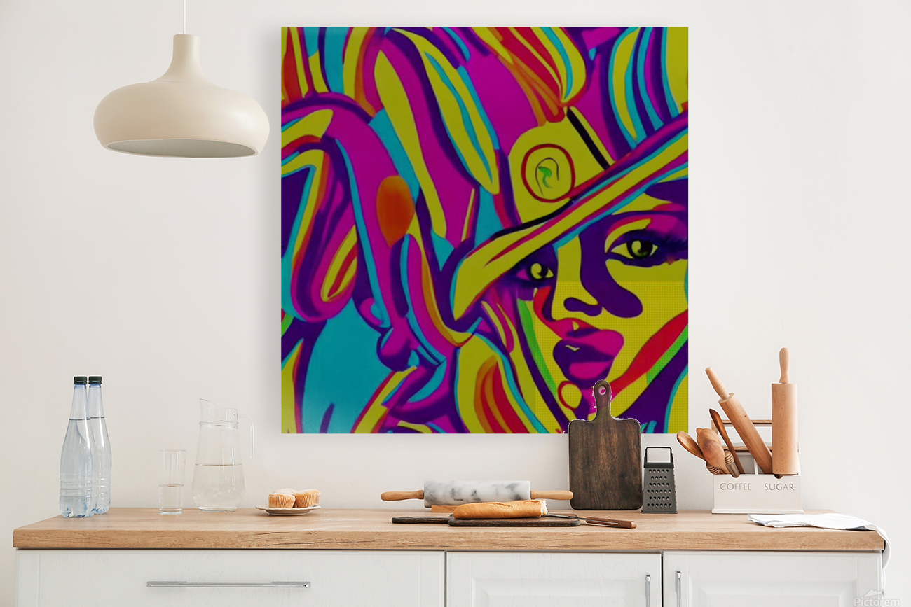 Vibrant Abstract Reproduction