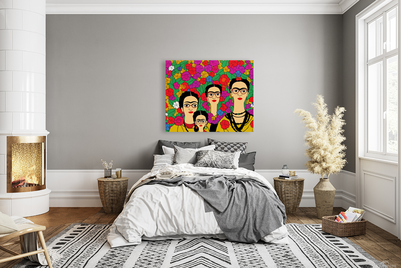 Frida Inspired Drawing Reproduction