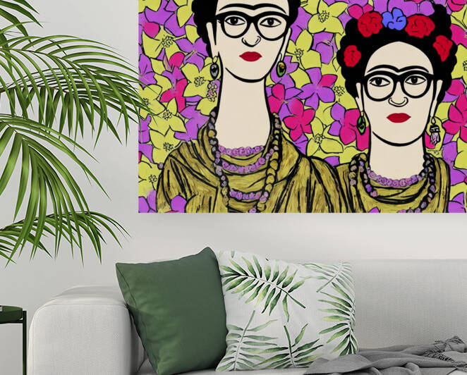 Frida Kahlo Portrait by Ladybug