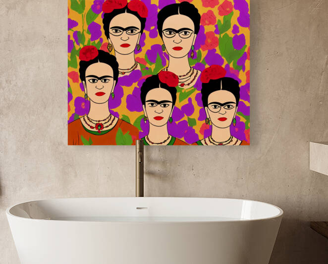 The Many Faces of Frida Kahlo by Ladybug