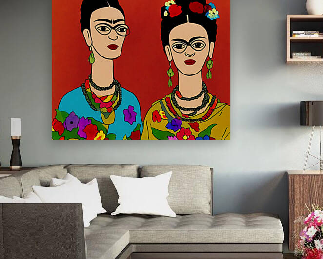 Frida Kahlo Painting by Ladybug