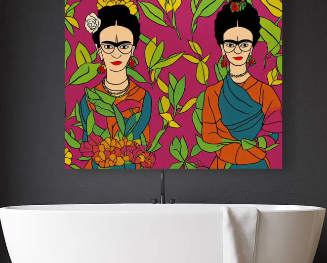Frida Pop Art by Ladybug