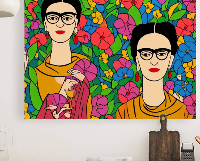 Frida Kahlo Portrait by Ladybug